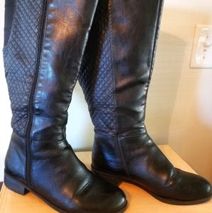 Knee High, Wide Calf, 9W Naughahide Boots